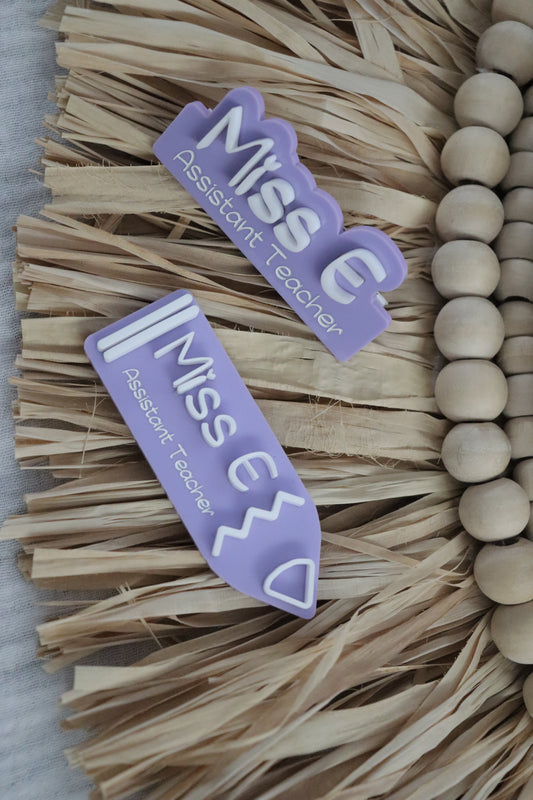 Personalised Acrylic Name Badge