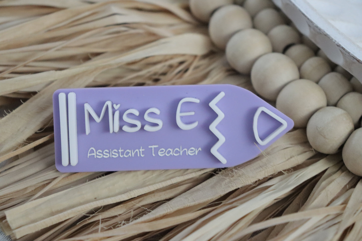 Personalised Acrylic Name Badge