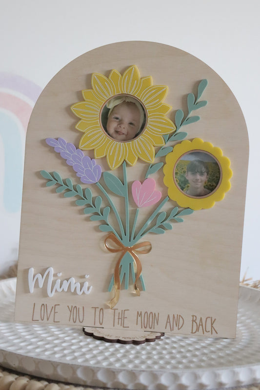 Bouquet Photo Plaque