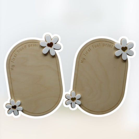 Baby Announcement Plaque and My First's Set