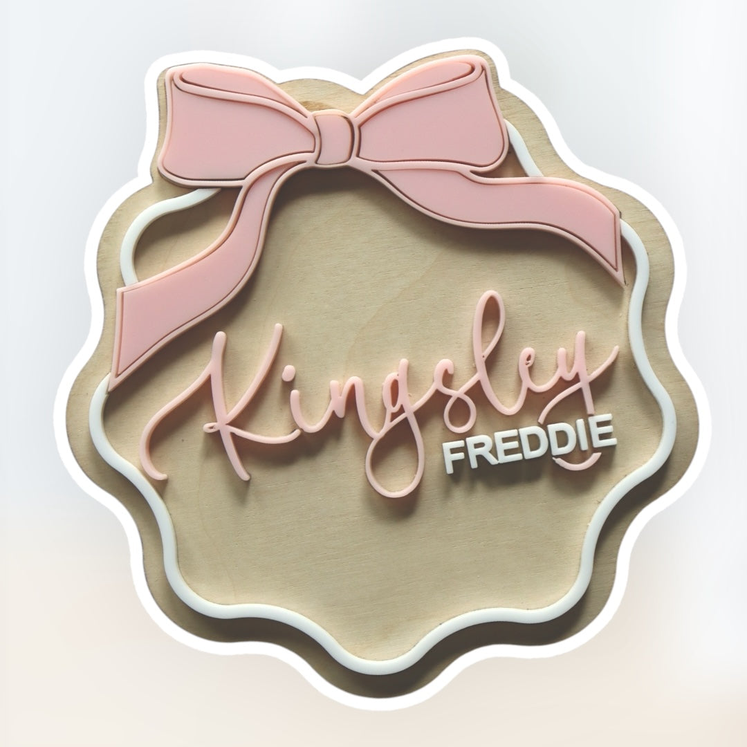 Baby Announcement Plaques